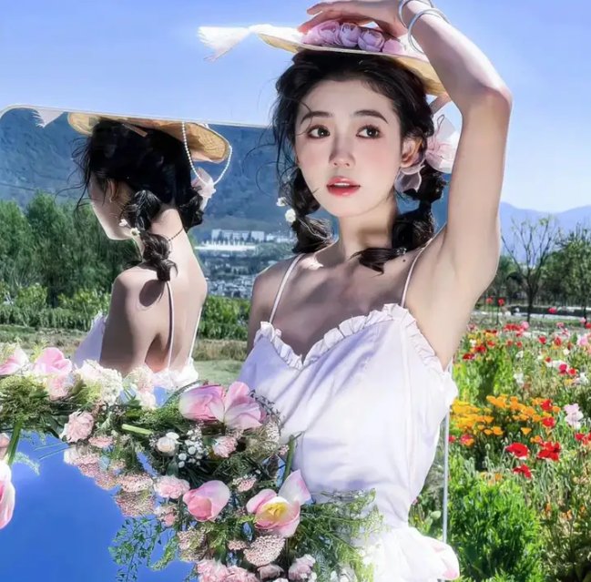 沼泽的蓝天